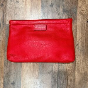 Marc by Marc Jacobs Hot Red Leather Clutch